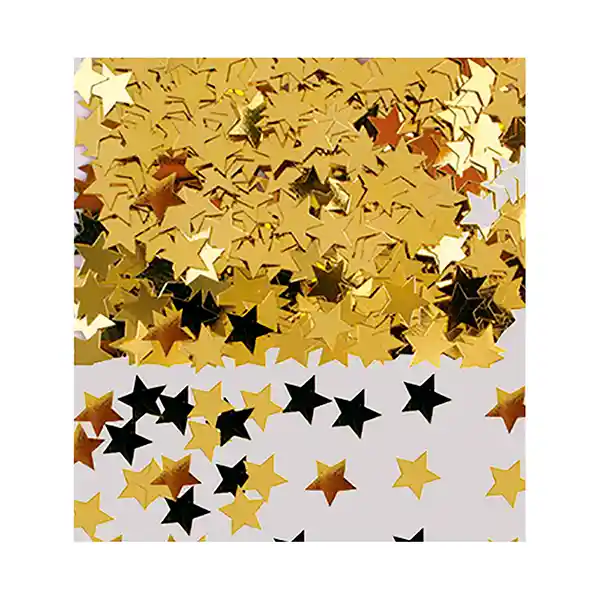 Sempertex Confetti Metalizado Estrellas Doradas 15Grm X 1 74558