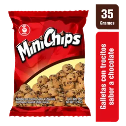 Mini Chips Galletas con Trozos de Chocolate 