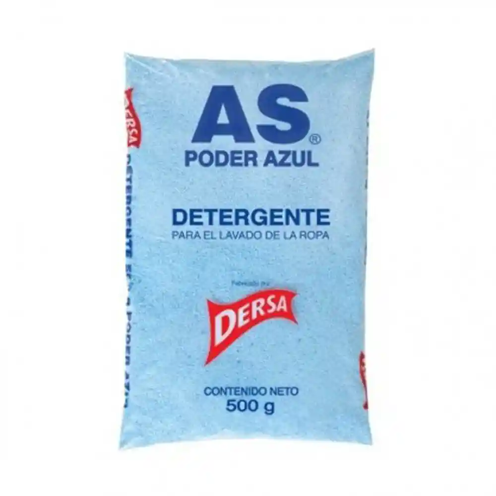 Dersa Detergente Multiusos en Polvo As Poder Azul