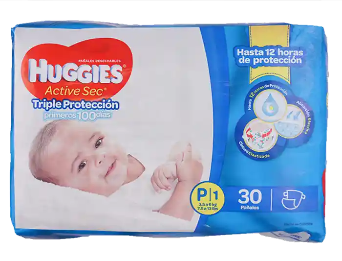 Huggies Pañales Active Sec
