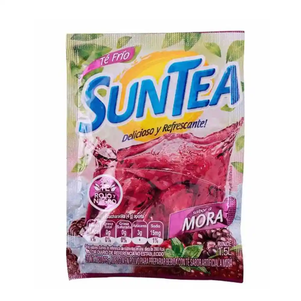 Suntea Té en Polvo Sabor Mora