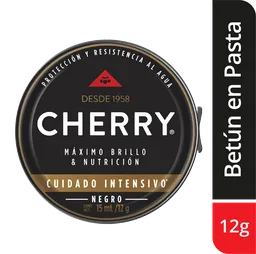 Cherry Betún de Pasta Color Negro 