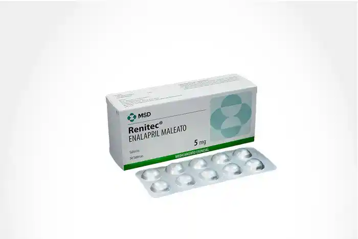 Renitec 5 Mg Caja Con Rx4