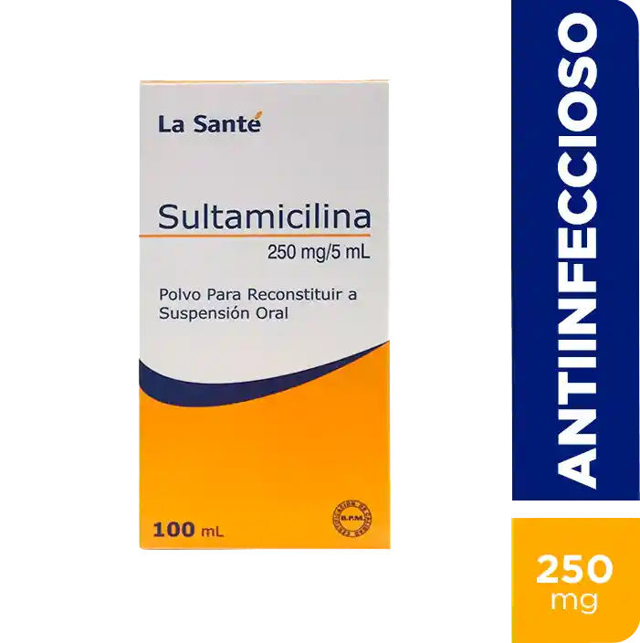 Sultamicilina La Sante 250 Mg 100 Ml Ls