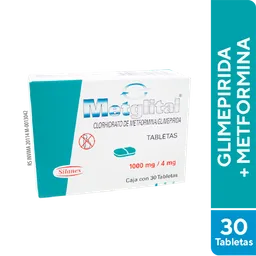 Metglital Tabletas (1000 mg / 4 mg)
