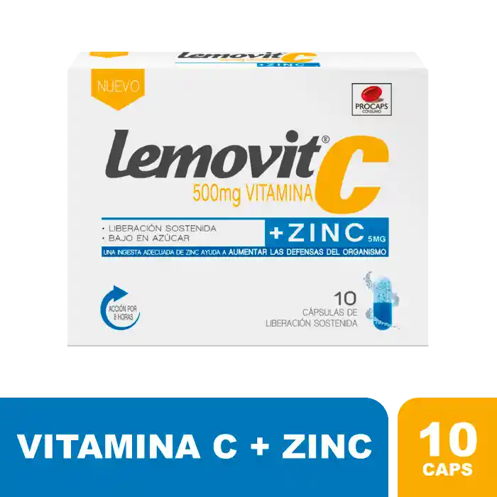 Lemovit C Cápsulas De Liberación Sostenida