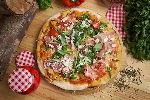 Pizza de Prosciutto y Rugula