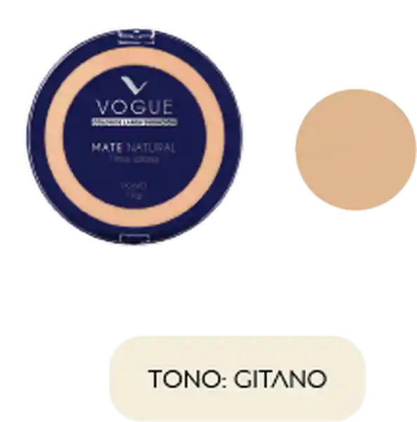 Vogue Polvo Compacto- Tono Gitano