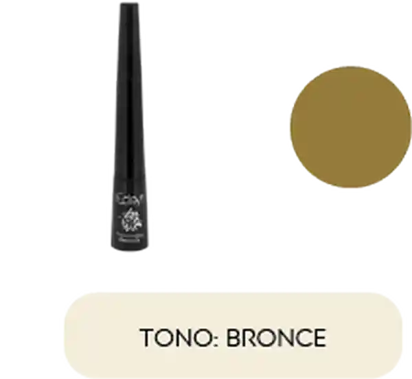 Ecleyr Delineador Liquido - Tono Bronce