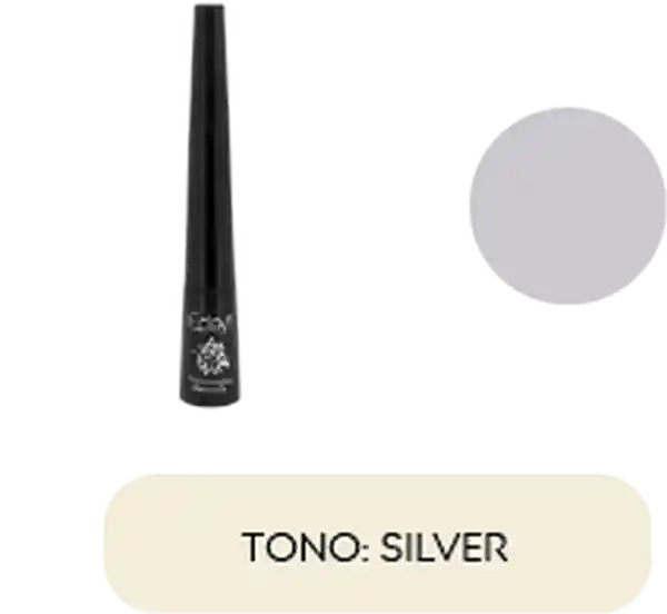 Ecleyr Delineador Liquido - Tono Silver