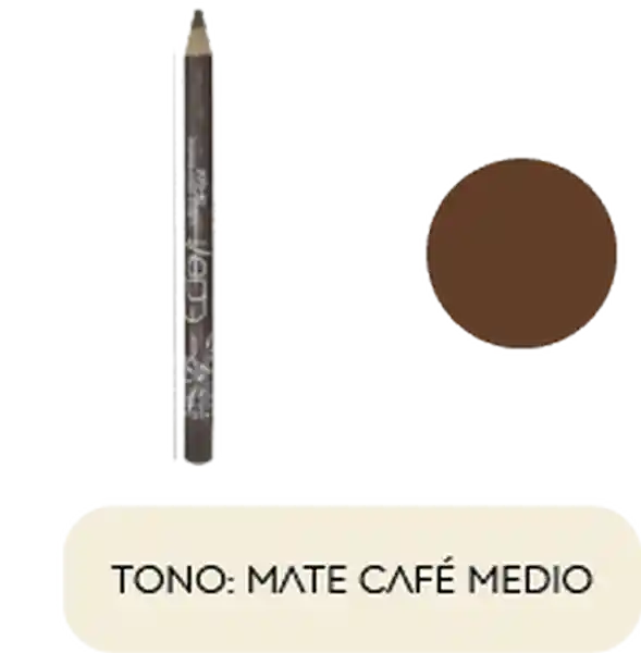 Ecleyr Lapiz De Cejas - Ojos Tono Mate Café Medio
