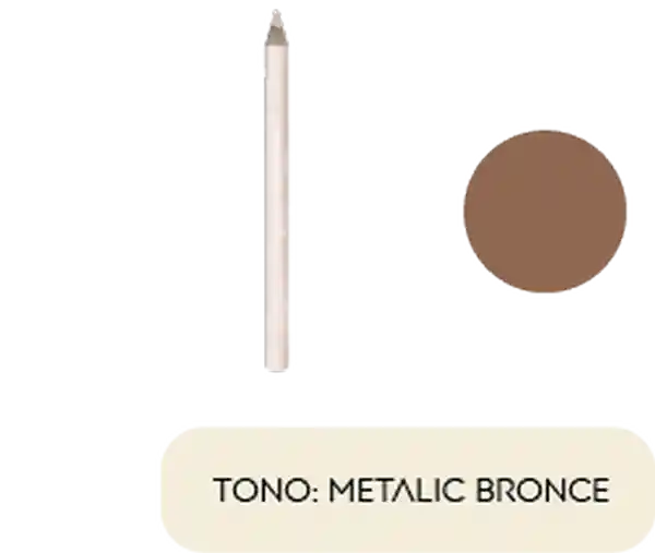 Ecleyr Lapiz De Cejas - Ojos Tono Metalic Bronce