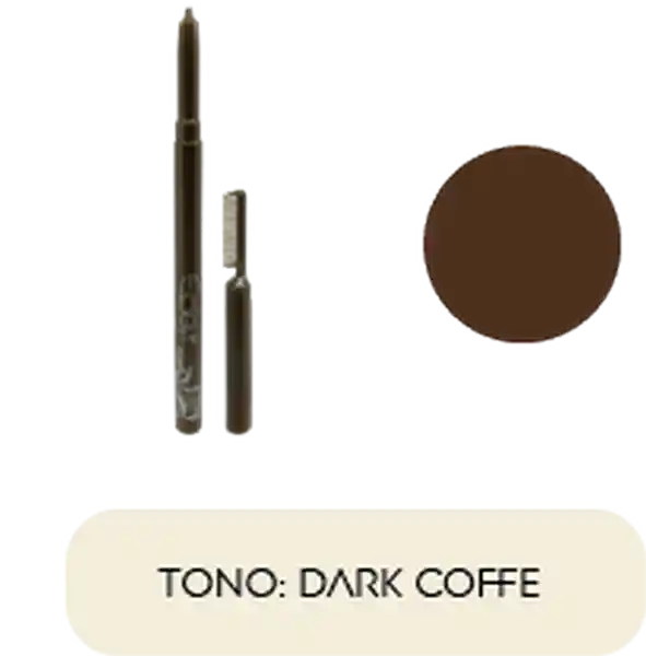 Ecleyr Lapiz De Cejas Retractil - Tono Dark Coffe