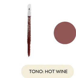 Lapiz delineador de labios retractil  Ecleyr Tono hot wine