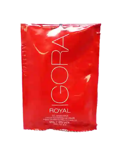 Igora Tinte En Crema + Crema Activadora - Royal 7-57 Rubio Medio Dorado Cobrizo