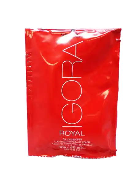 Igora Tinte En Crema + Crema Activadora - Royal 7-57 Rubio Medio Dorado Cobrizo