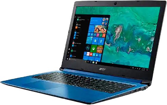 Acer Portatil ; Intel Corei3 7020U, 4Gb 1Tb 15.6" W10H Azul