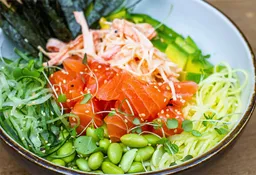 Salmón Kani Poke