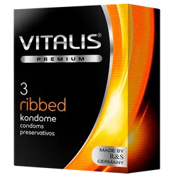 Vitalis Condn Ribbed X 3 Unidades