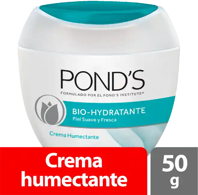 Pond's Crema Facial Bio-Hidratante Piel Suave y Fresca Humectante