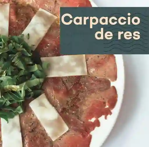 Carpaccio de Res