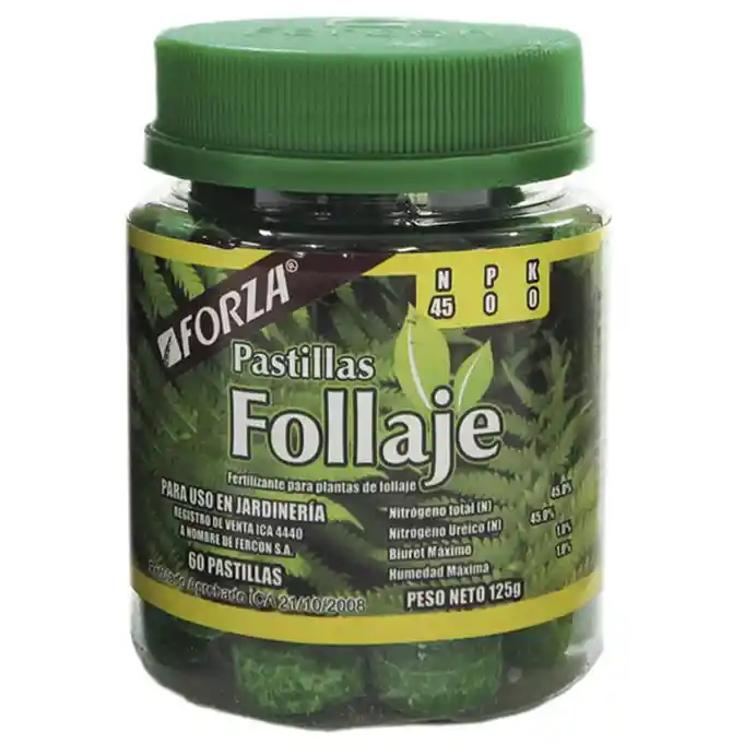 Forza Follaje X 60 Pastillas