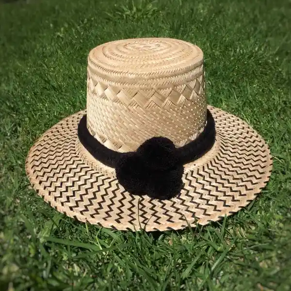 Wayuu Sombrero Tejido En Hoja De Palma