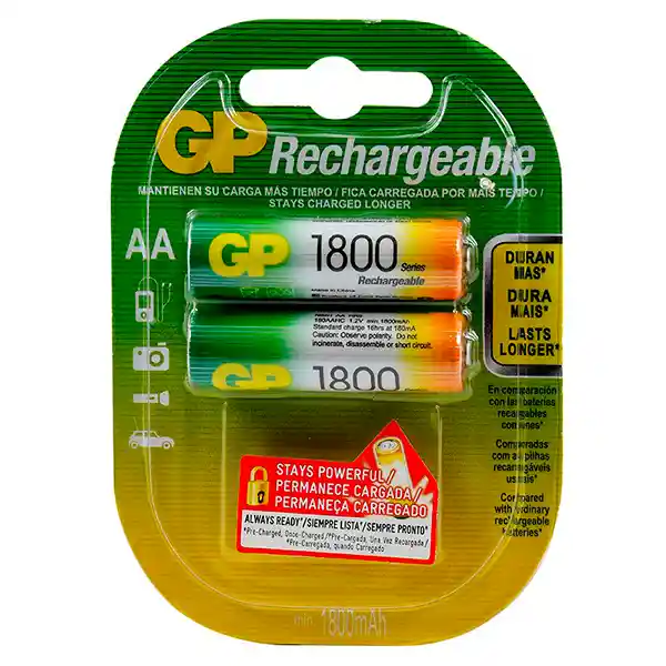 Gp Pila Recargable 1800 Mah 180Aahc-C2