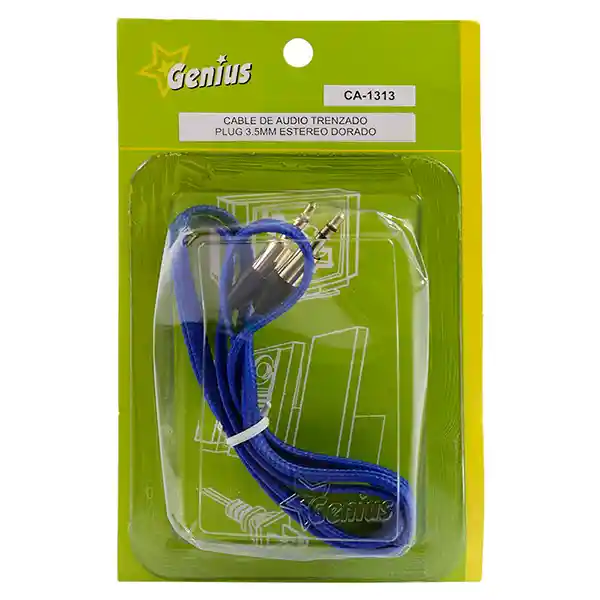 Genius Techman Cable Audio Estéreo 3.5 mm Ca-1313