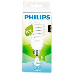 Philips Home Bombillo Ahorrador Espiral Luz Fría 27W