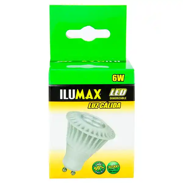 Ilumax Home Bombillo Dimeri Luz Cálida 6W Gu10