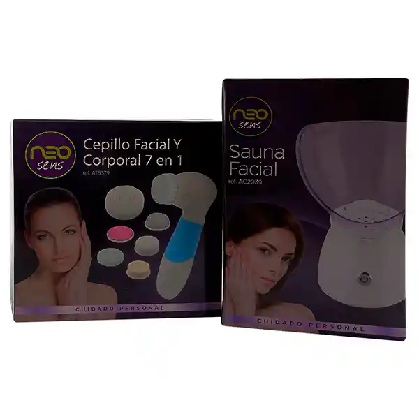 Neo Sens Combo: Sauna Facial + Cepillo Facial