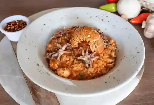 Risotto de Langosta y Chipirones