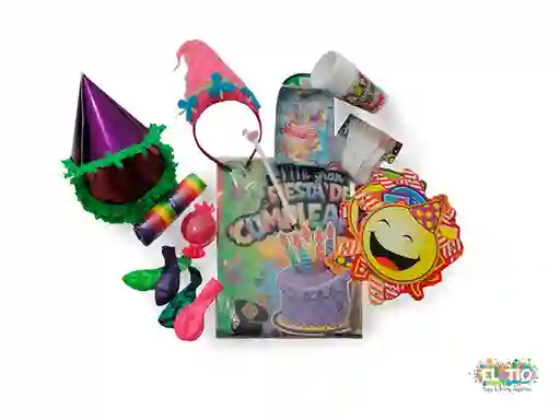 Feliz Cumpleaños Kit Para Decoracion Con Balaca