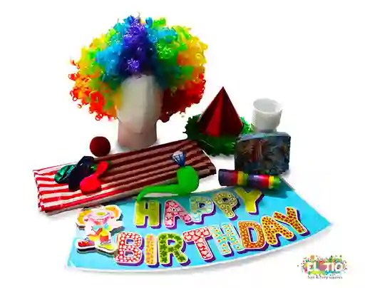 Feliz Cumpleaños Kit Para Decoracion Payaso De Circo