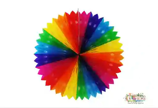 Distribuciones Jo Sas Abanico de Papel Multicolor