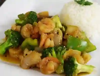 Teriyaki con Camarón 