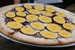 Pizza de Chocolate con Banano