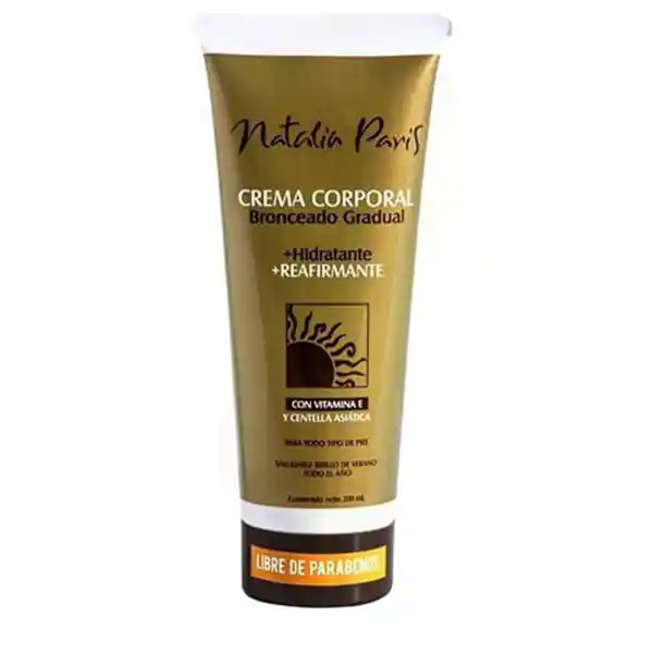 Natalia Paris Crema Corporal Bronceado Gradual + Hidratante