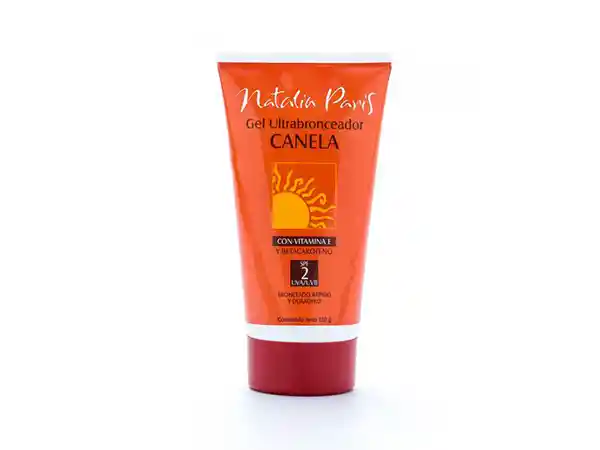 Natalia Paris Bronceador Canela Tipo Gel Spf 130G