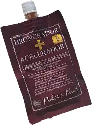 Natalia Paris Bronceador + Acelerador 40G Compras Minimas