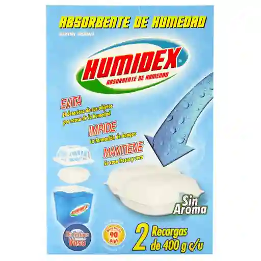 Humidex Absorbente de Humedad Repuesto Bolsa 800 g