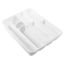 Plastic Forte Home Organizador Cubiertos Blanco Plástico 1120001