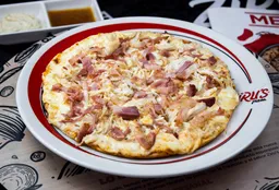 Pizza Pollo-Tocineta y Queso Tradicional 