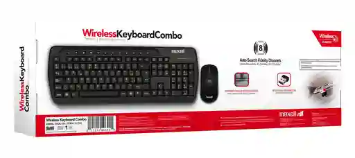 Maxell Teclado Inalamb Wkbc 200 Combo 2.4Ghz