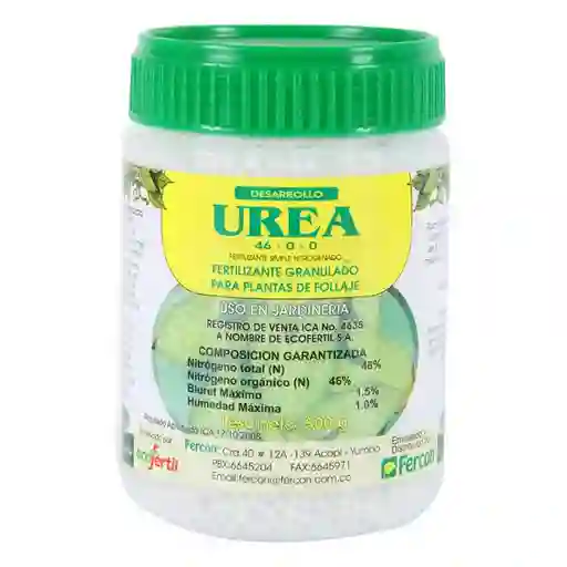 Home Fercon Fertilizante Urea ganula do Tarro 500 g