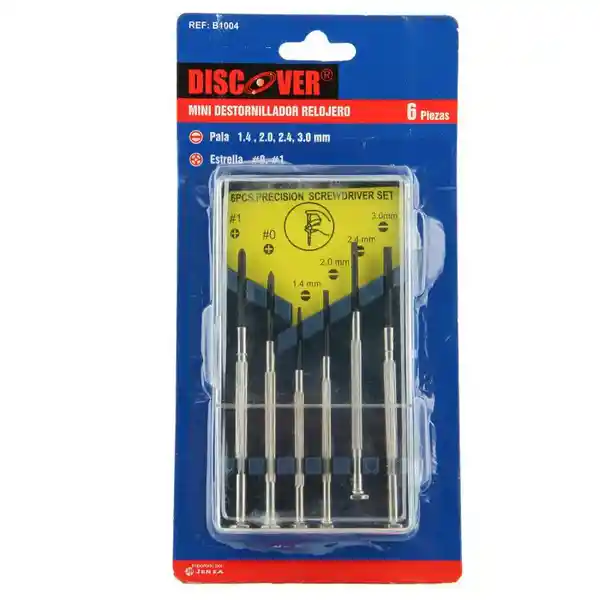 Discover Juego de Destornilladores Relojeros