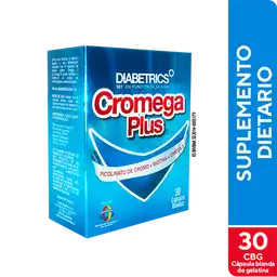 Diabetrics Suplemento Dietario Cromega Plus