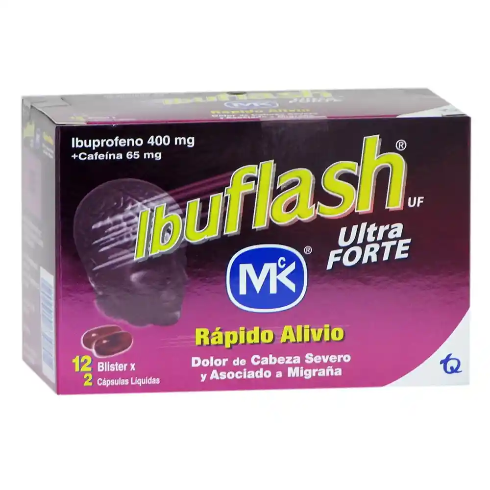 Ibuflash Ibuflas H 65 Mg Ultra Forte Cap Cj X 24