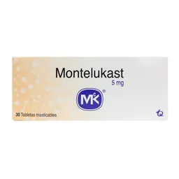Tecnoquimicas Montelukast 5 Mg 30 Tabletas Mk M 31437